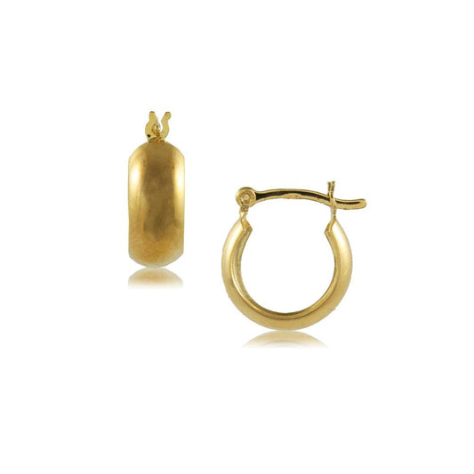 35665 18K Gold Layered Hoop Earring