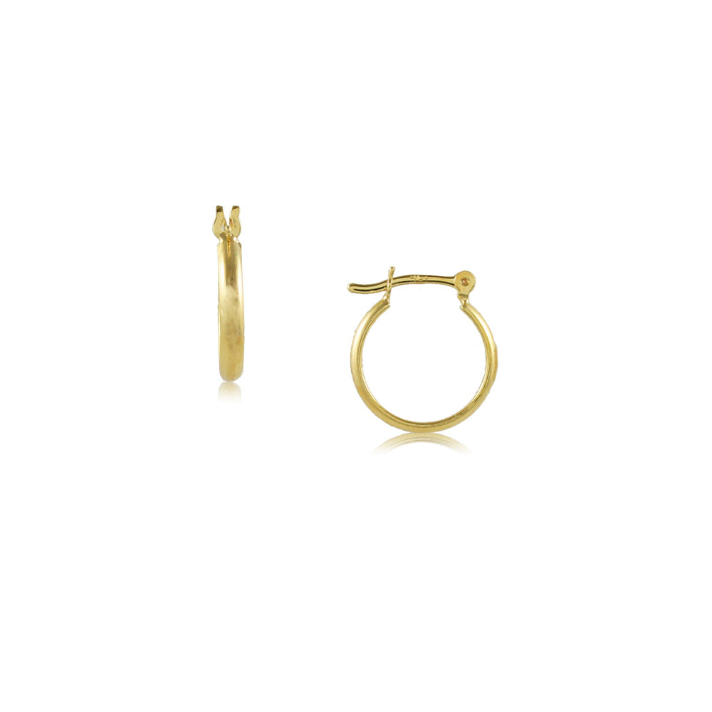 35672L 18K Gold Layered Hoop Earring