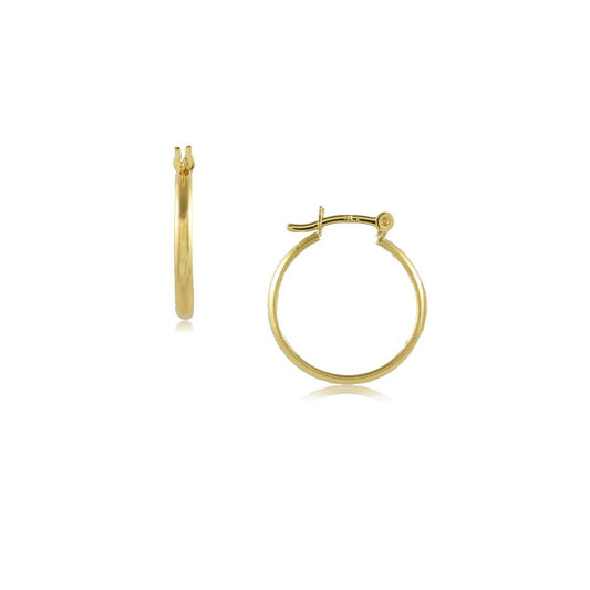 35675 18K Gold Layered Hoop Earring