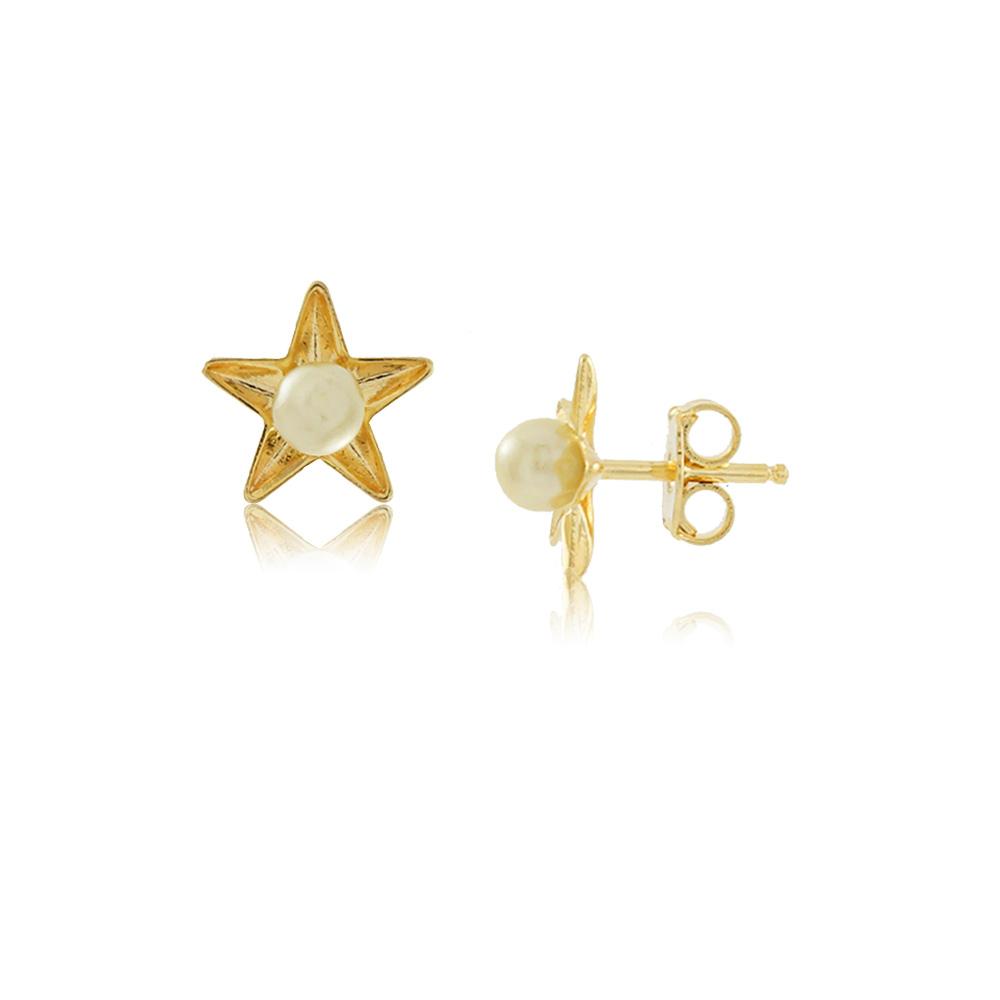 36002 18K Gold Layered Earring