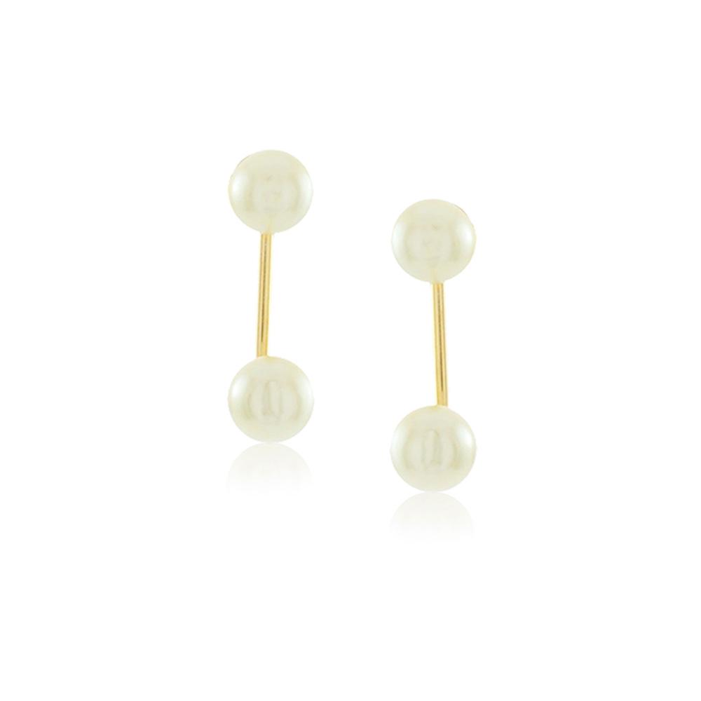 36014 18K Gold Layered Earring