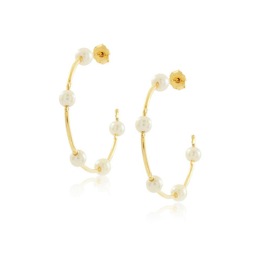 36017 18K Gold Layered Earring