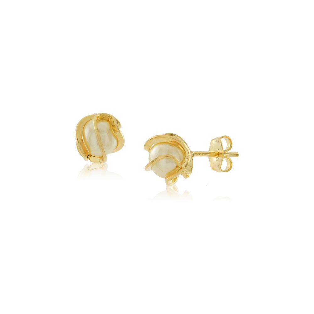 36022 18K Gold Layered Earring