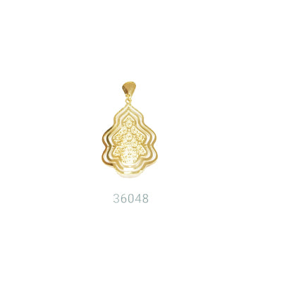 36048 18K Gold Layered Earring