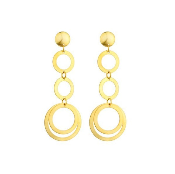 36100 18K Gold Layered Earring