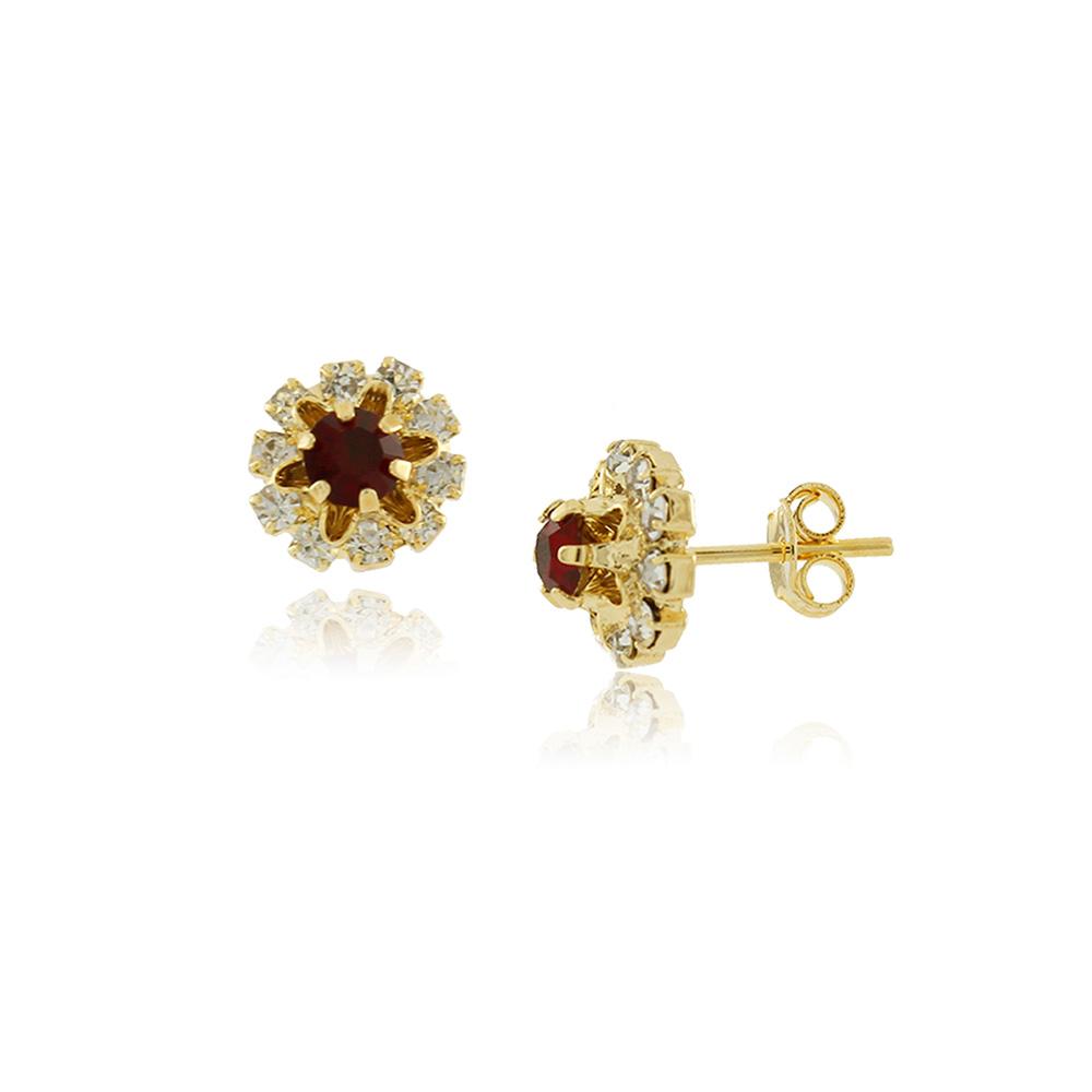 36147 18K Gold Layered Earring