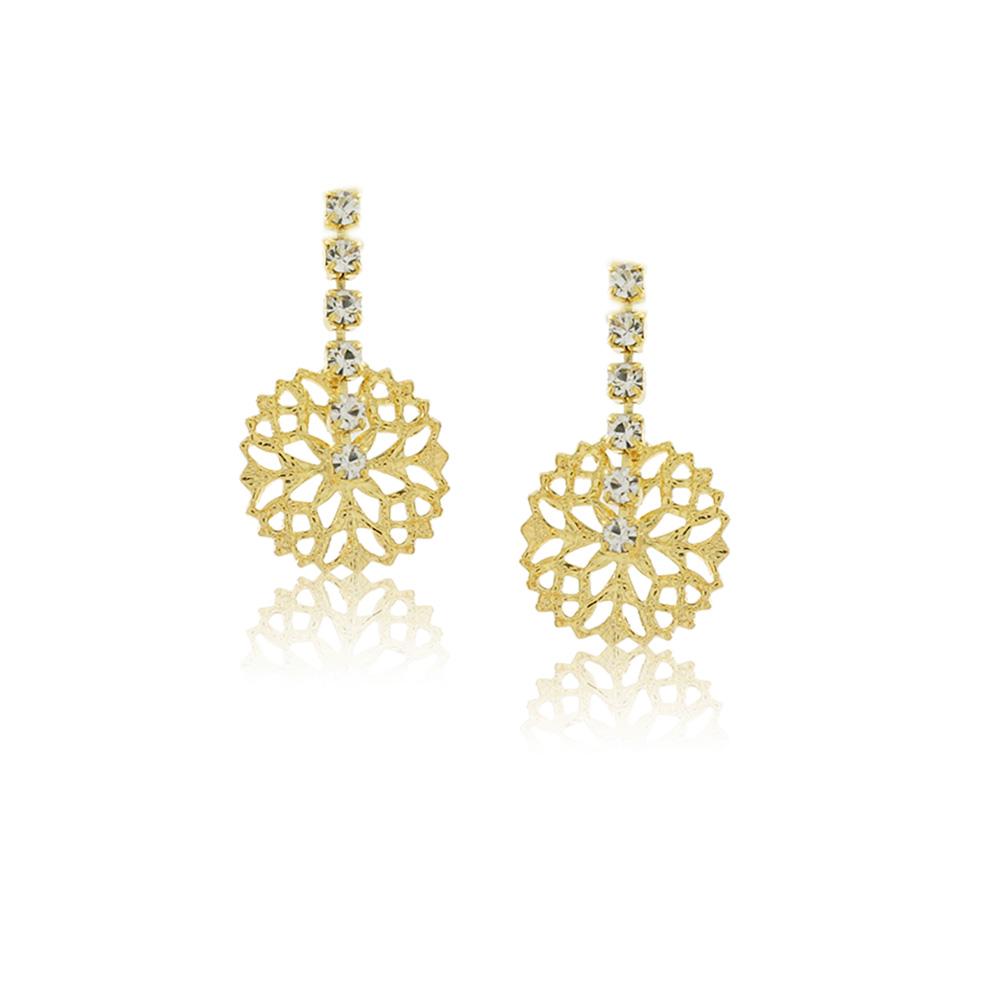 36174 18K Gold Layered Earring