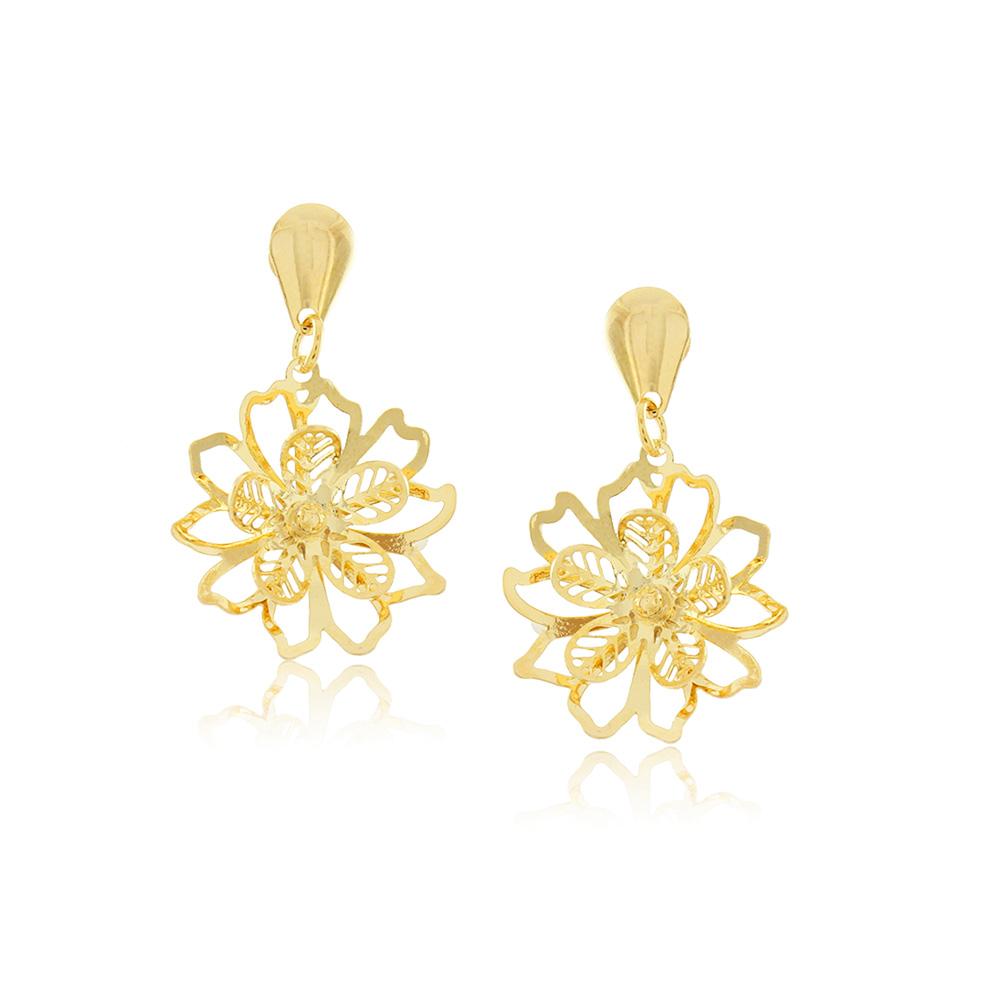 36189 18K Gold Layered Earring