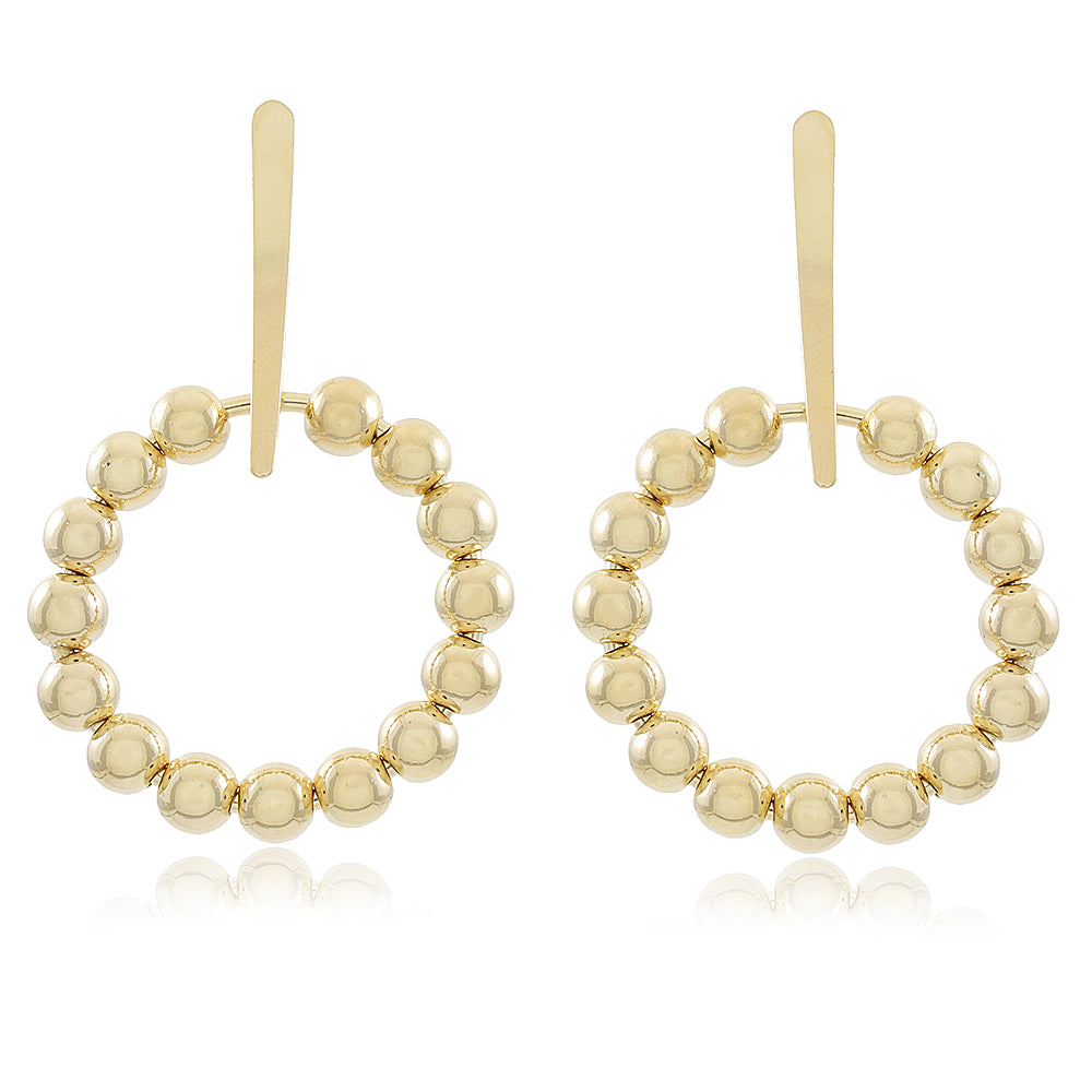 36242 18K Gold Layered Earring