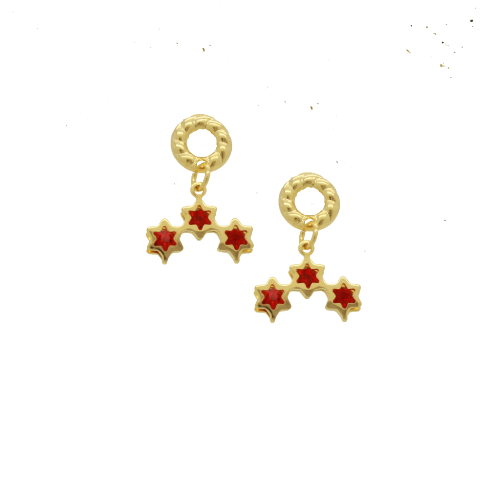 36249 18K Gold Layered Earring