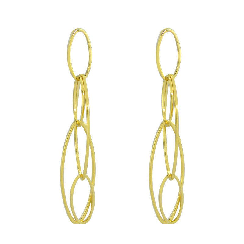 36349 18K Gold Layered Earring