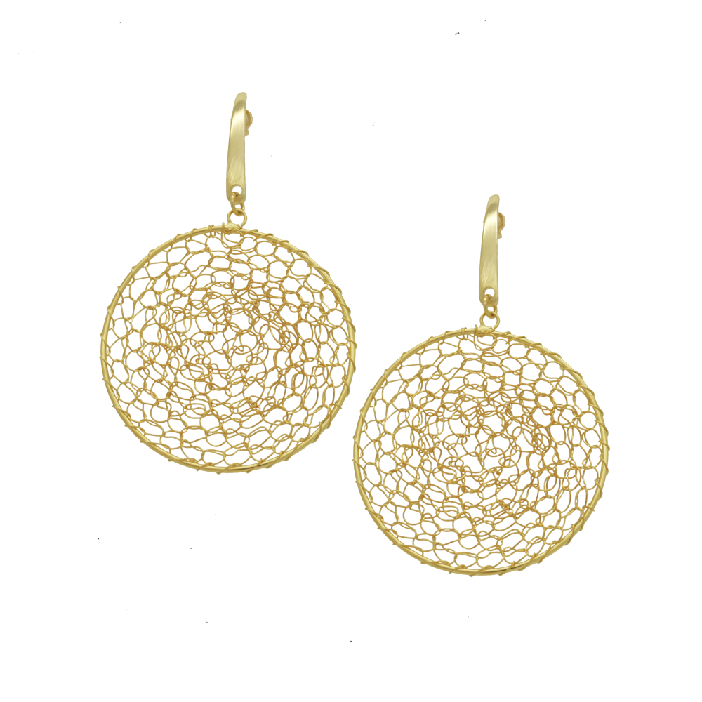 36408 18K Gold Layered Earring