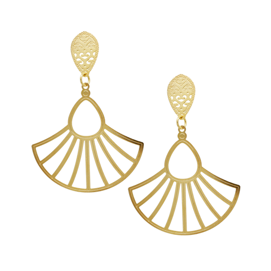 36458 18K Gold Layered Earring