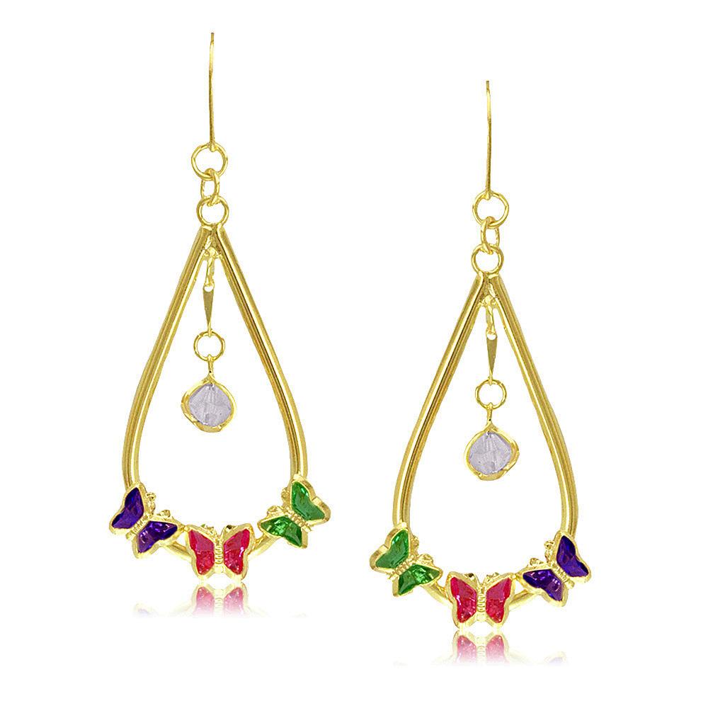 38161 18K Gold Layered -Earring