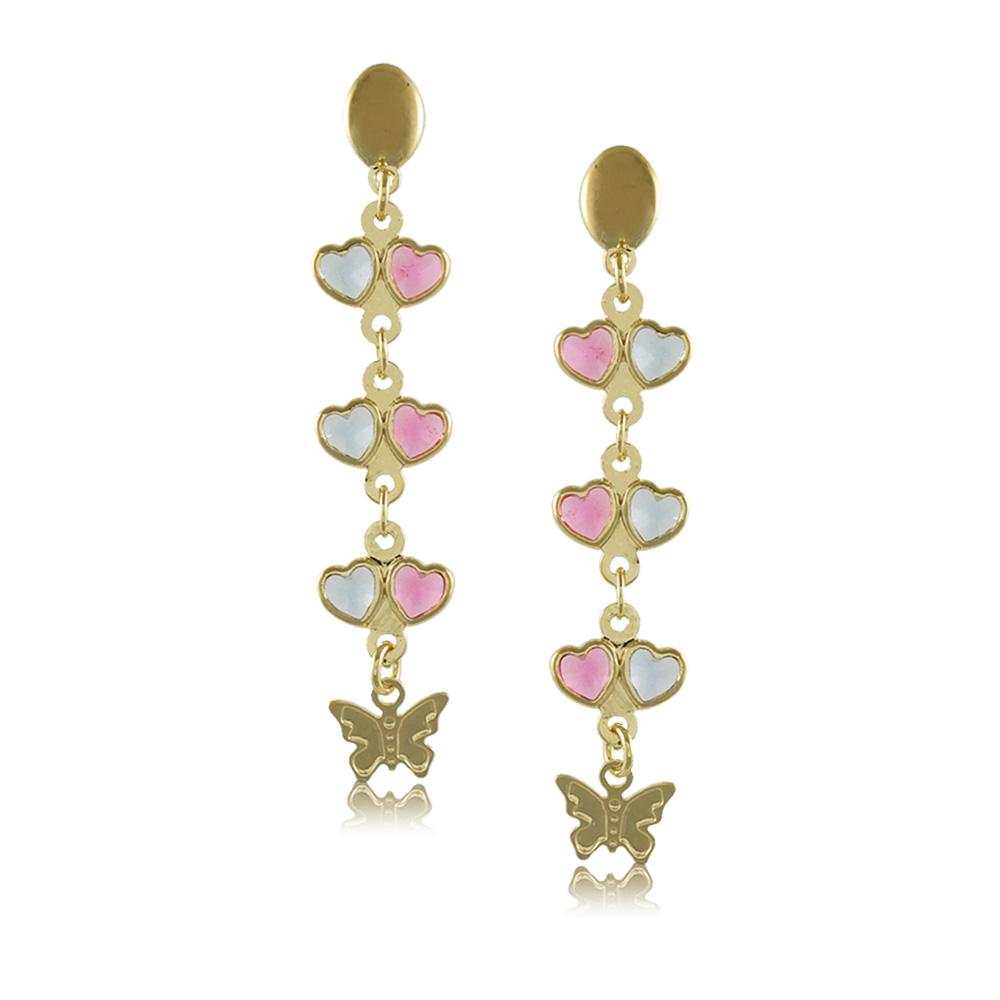 38673 18K Gold Layered -Earring