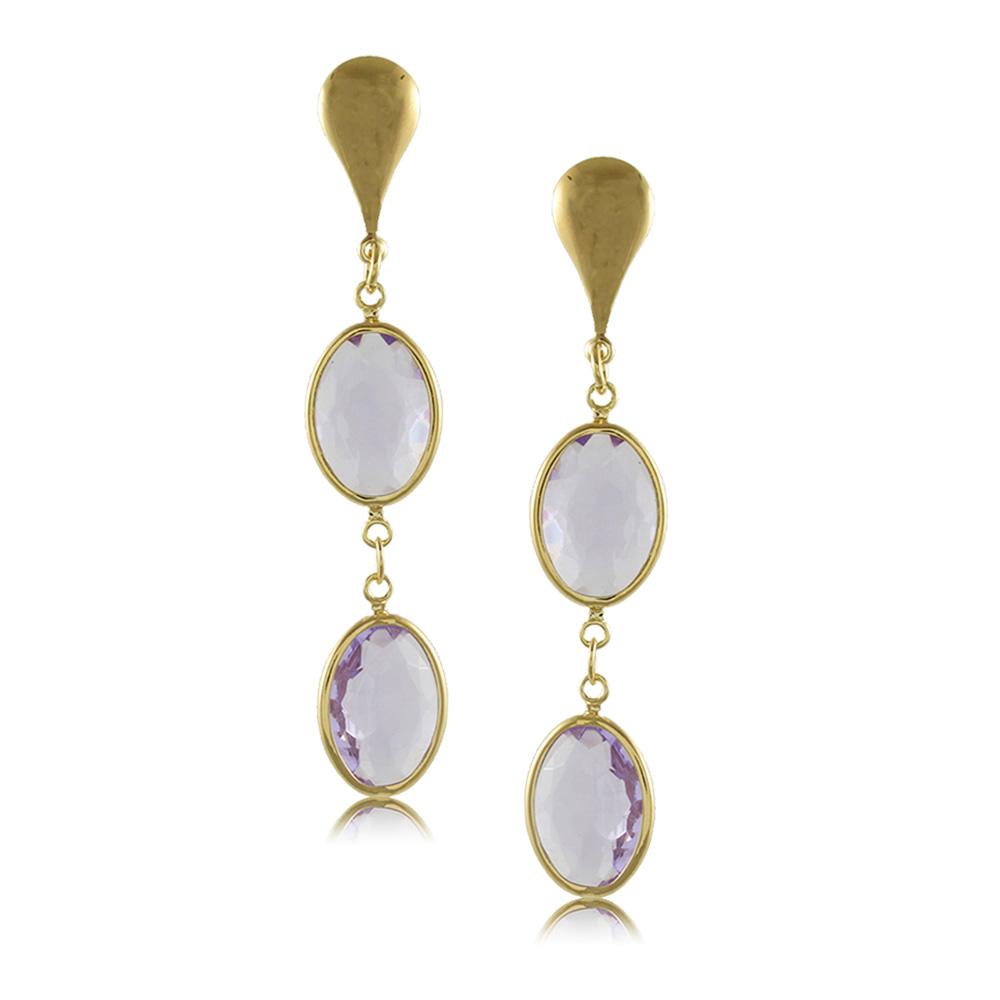 38676 18K Gold Layered -Earring