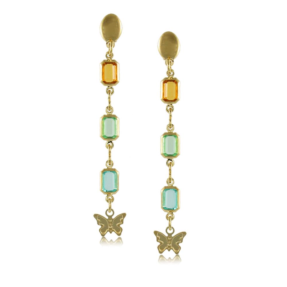 38678 18K Gold Layered -Earring