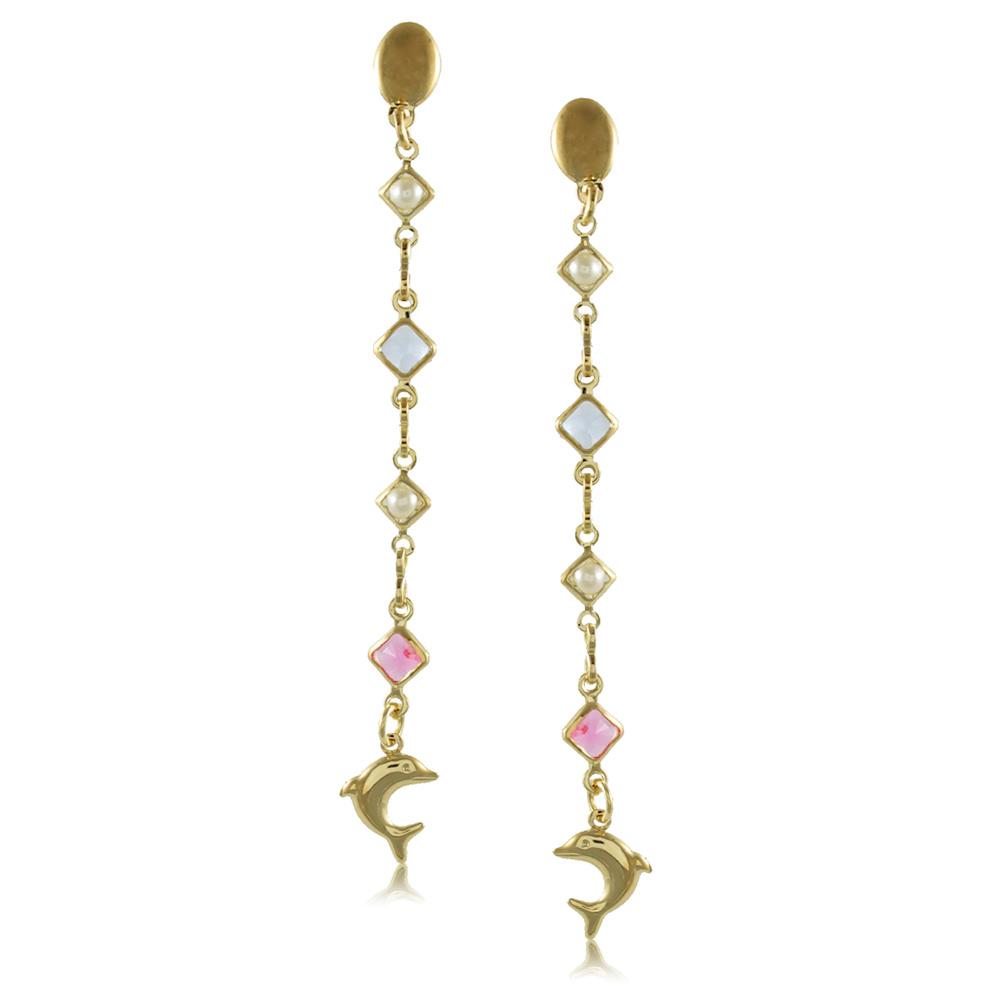 38680 18K Gold Layered -Earring
