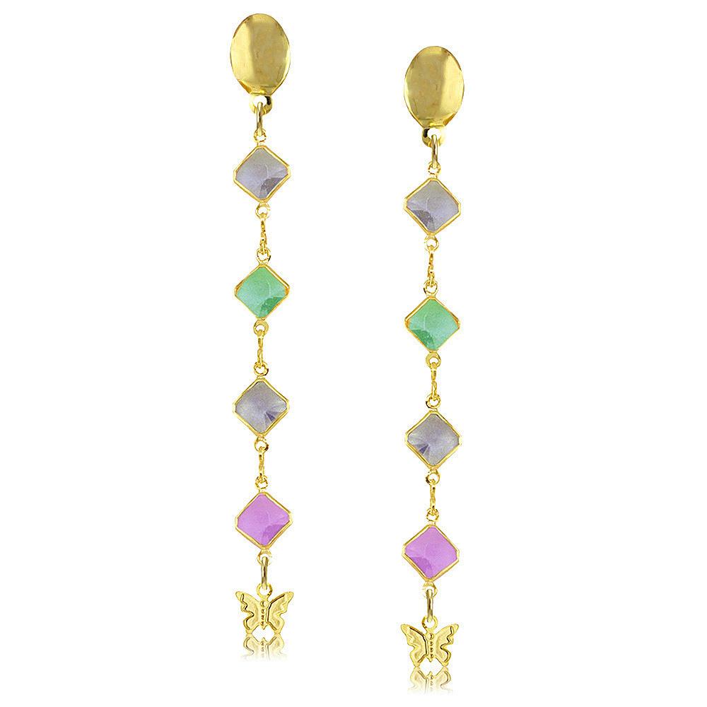 38681 18K Gold Layered -Earring