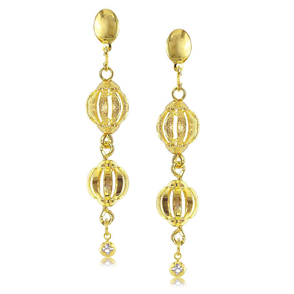 38690 18K Gold Layered -Earring