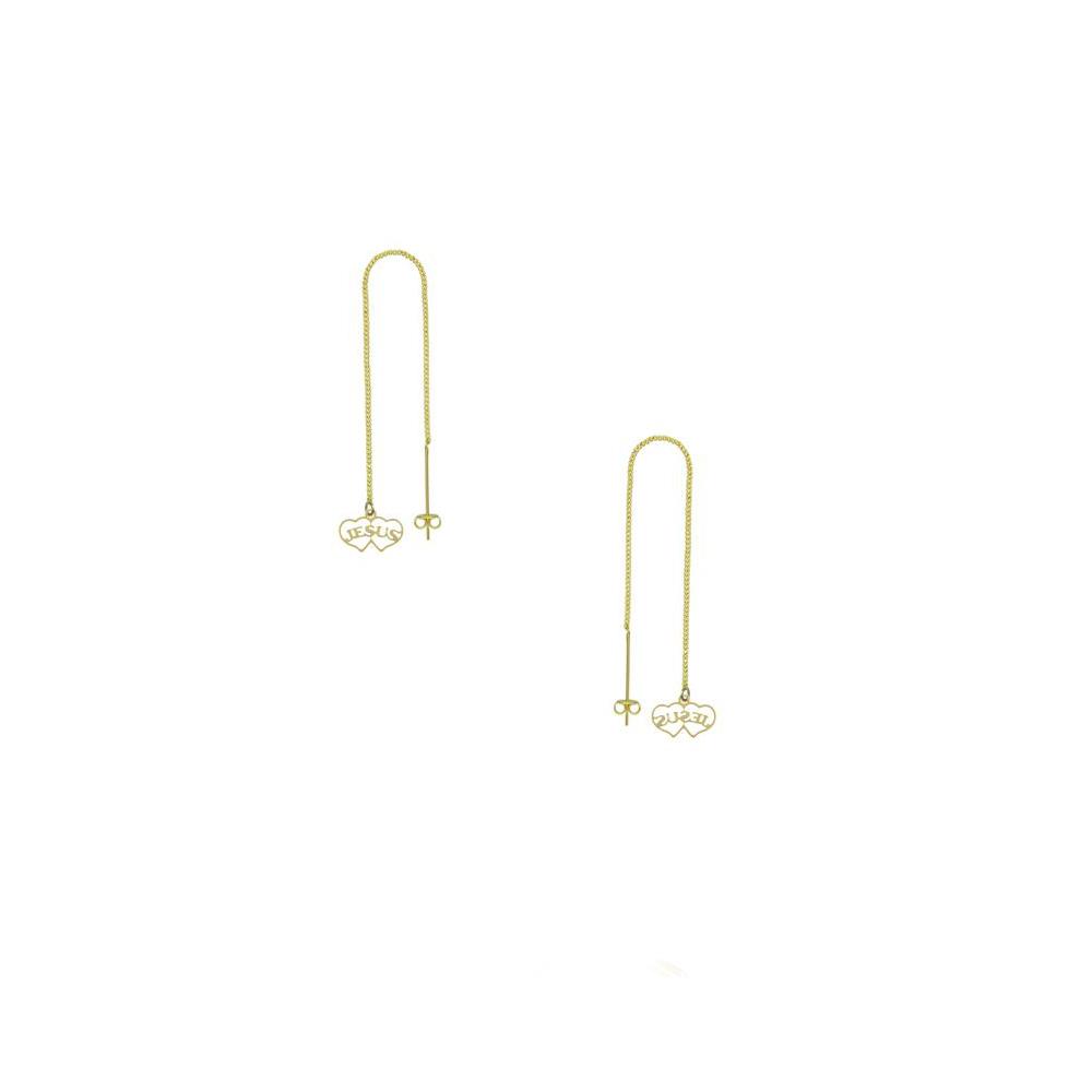 38784 18K Gold Layered Earring