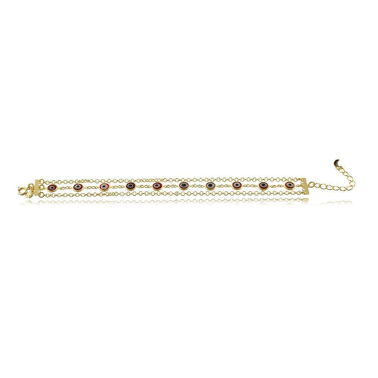 40034R 18K Gold Layered Bracelet 18cm/7in