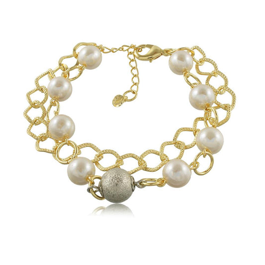 40064R 18K Gold Layered Bracelet 20cm/8in