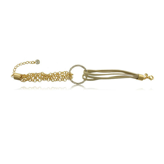40276R 18K Gold Layered Bracelet 18cm/7in