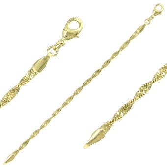 40606 18K Gold Layered -Chain 45cm/18in