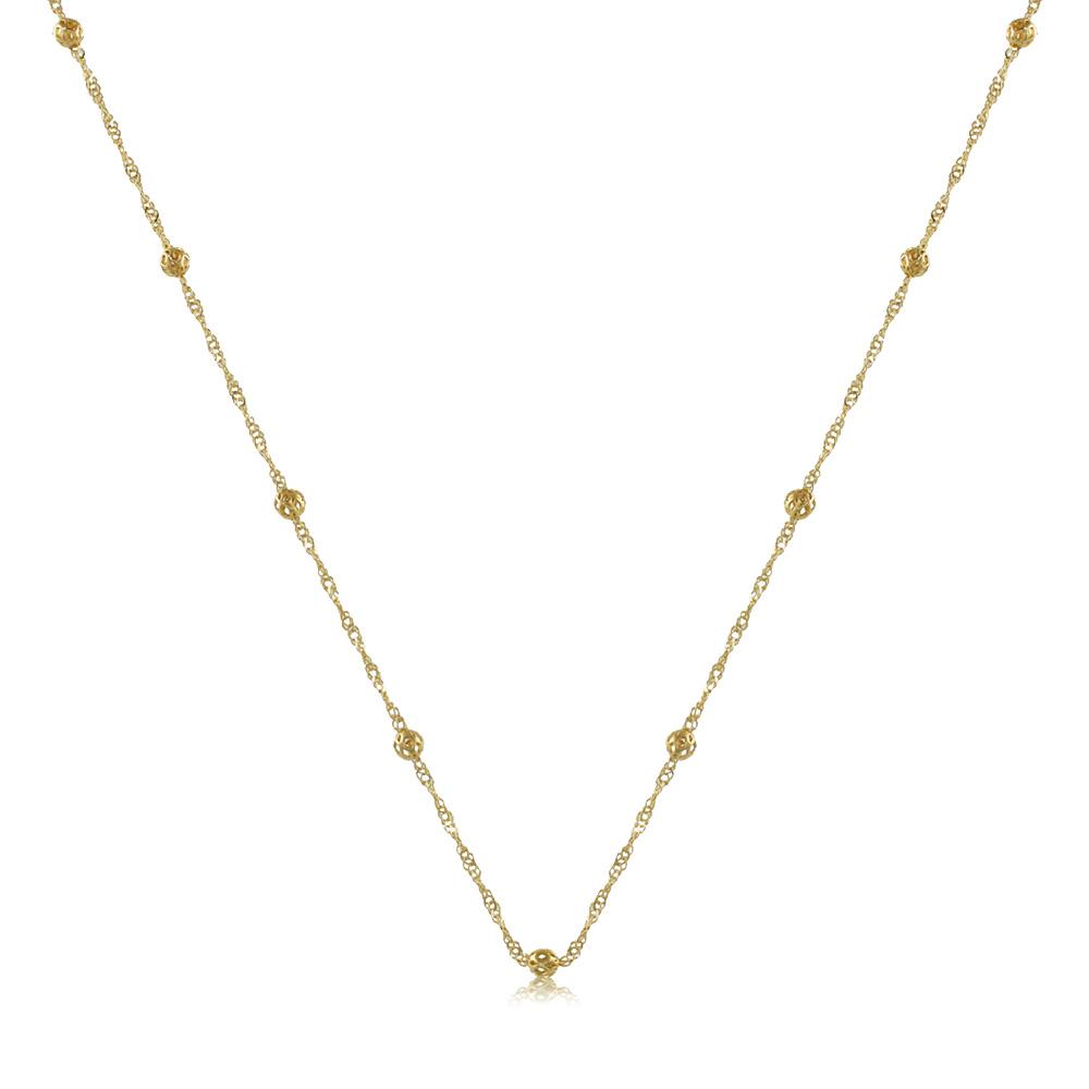 40851 18K Gold Layered -Chain 45cm/18in