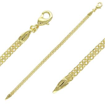 40886 18K Gold Layered -Chain 45cm/18in