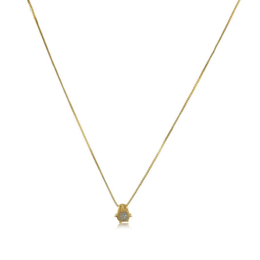 45022 18K Gold Layered -Necklace 45cm/18in