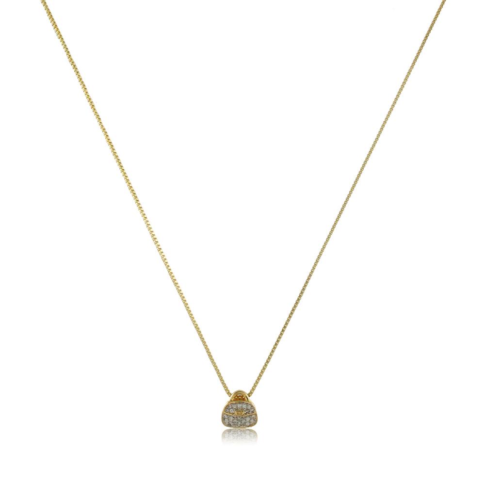 45023 18K Gold Layered -Necklace 45cm/18in