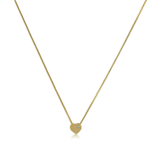 45061 18K Gold Layered CZ Necklace