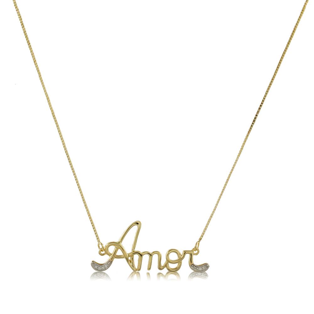 45106 18K Gold Layered -Necklace 45cm/18in