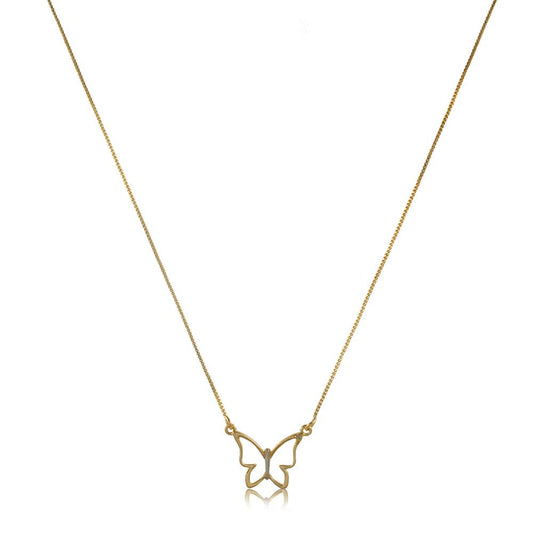 45118 18K Gold Layered -Necklace 45cm/18in