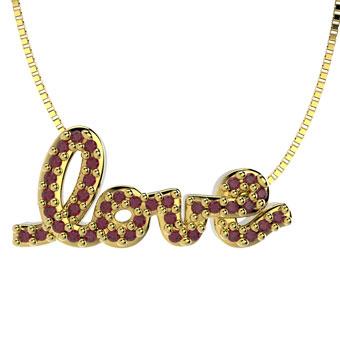 45221 18K Gold Layered CZ Necklace