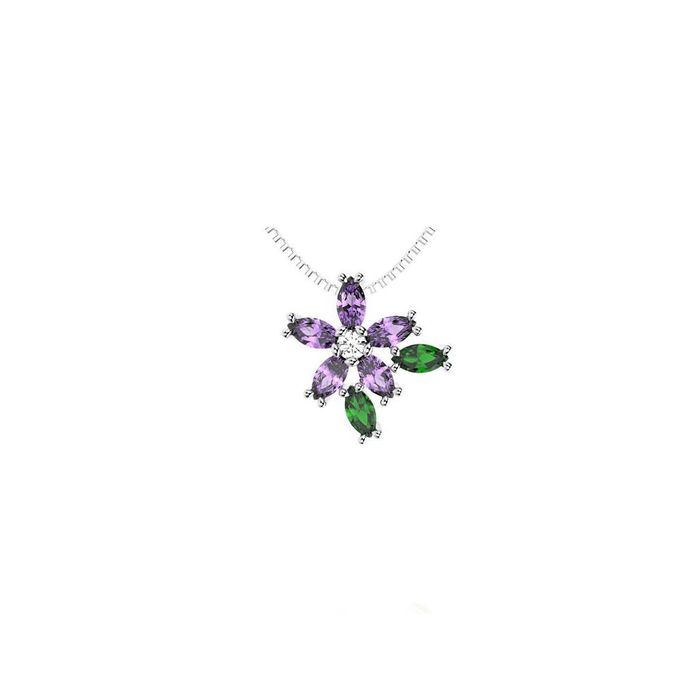 45246P - CZ 925 Sterling Silver Necklace