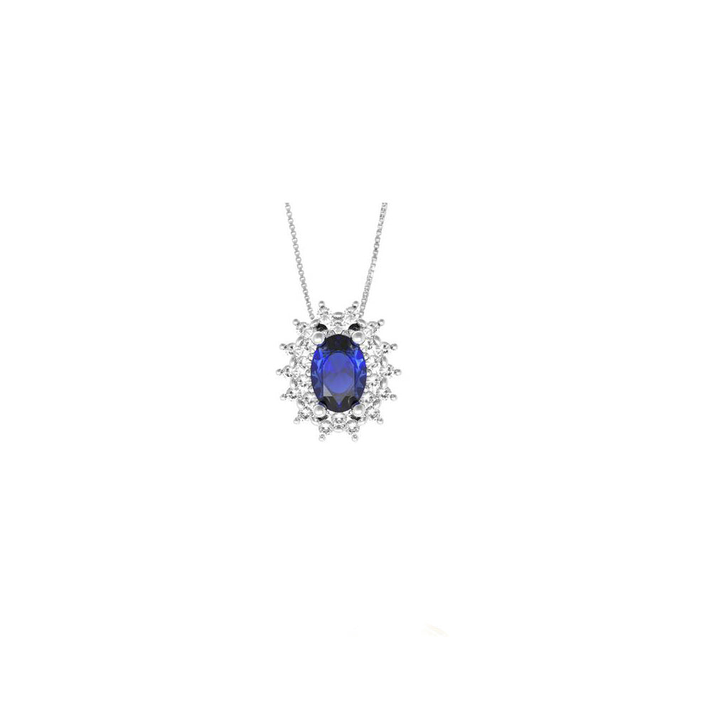 45262P - CZ 925 Sterling Silver Necklace