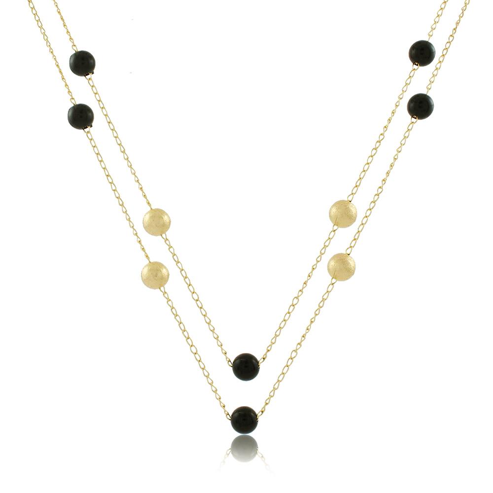 46062 18K Gold Layered Necklace 120cm/48in