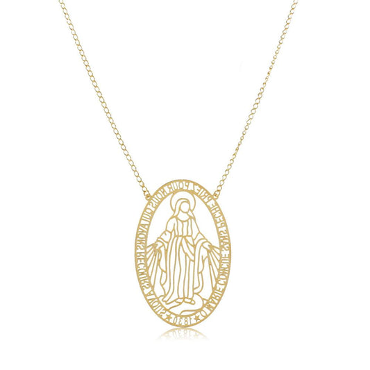 46080 18K Gold Layered Religious Necklace 60cm/24in