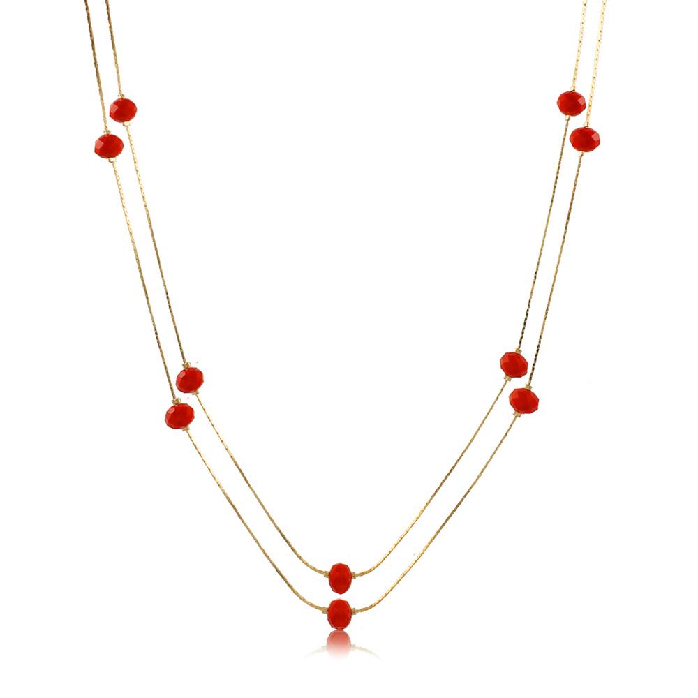 46082 18K Gold Layered Necklace 150cm60in