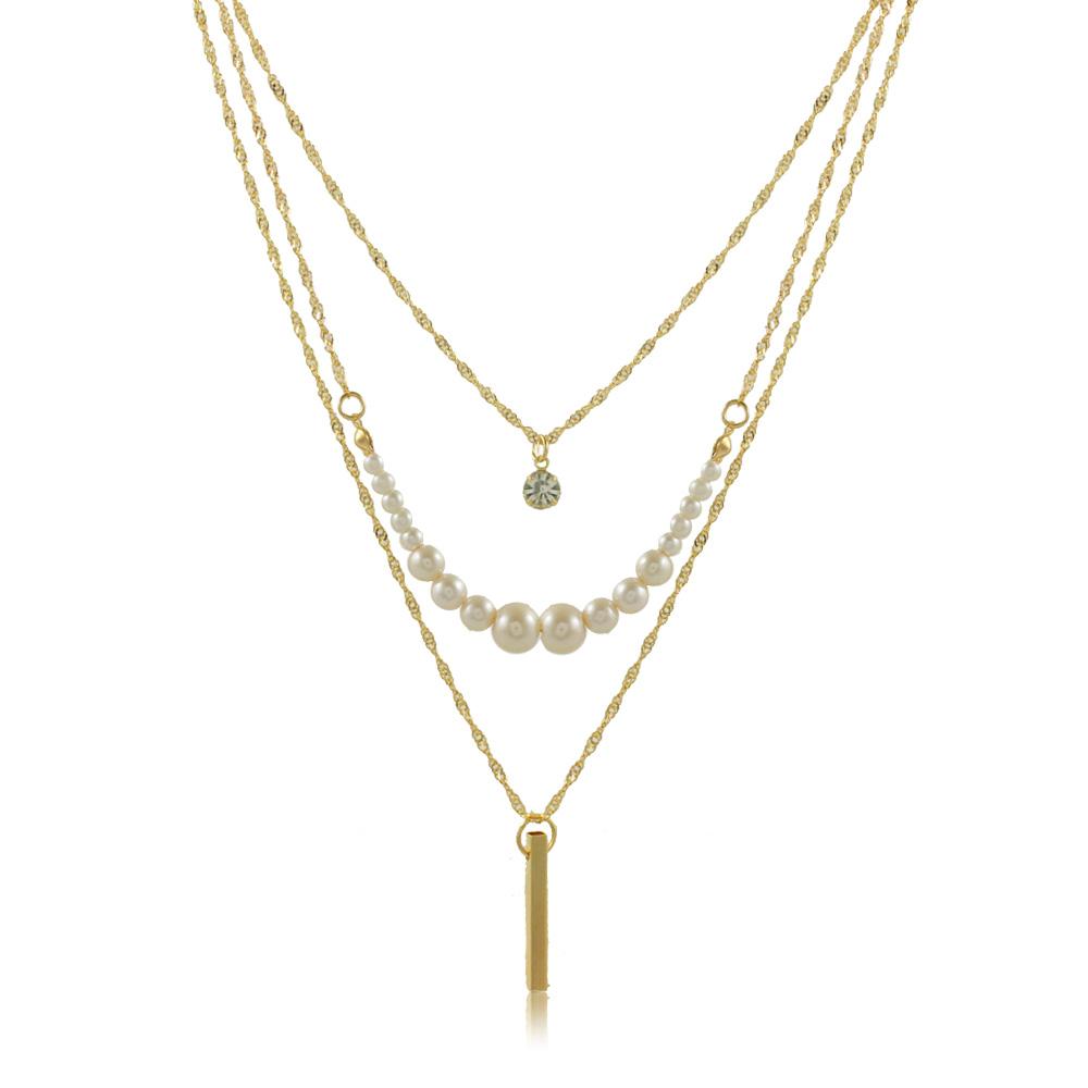 46088 18K Gold Layered Necklace 60cm/24in