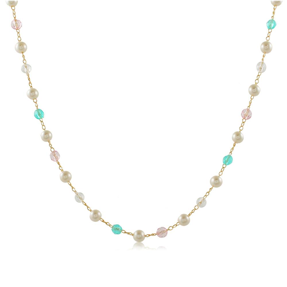 46100 18K Gold Layered Necklace 45cm/18in