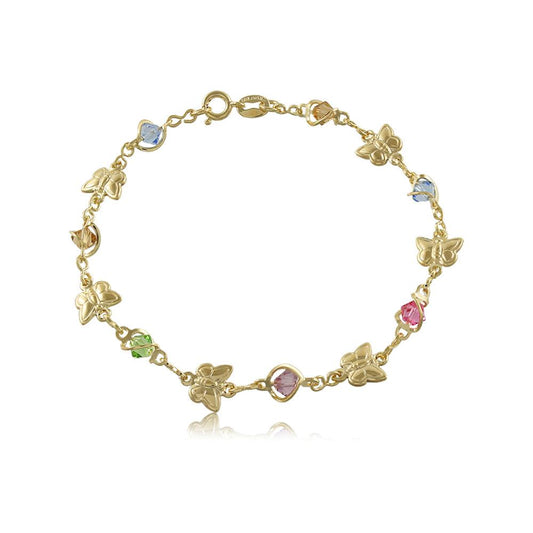 51491 18K Gold Layered -Bracelet 18cm/7in