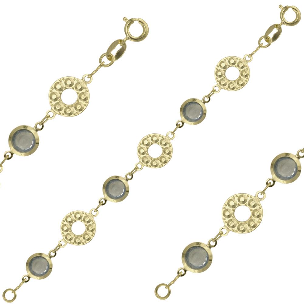 51532 18K Gold Layered Bracelet 20cm/8in