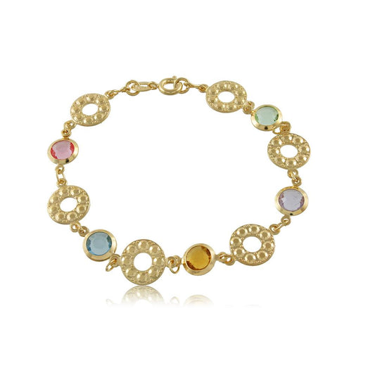 51531 18K Gold Layered -Bracelet 18cm/7in