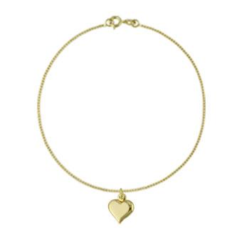 55066 18K Gold Layered Anklet 24cm/10in