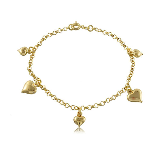 56064 18K Gold Layered -Bracelet 18cm/7in