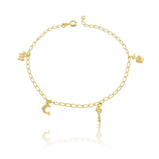 58000 18K Gold Layered Anklet 25cm/10in